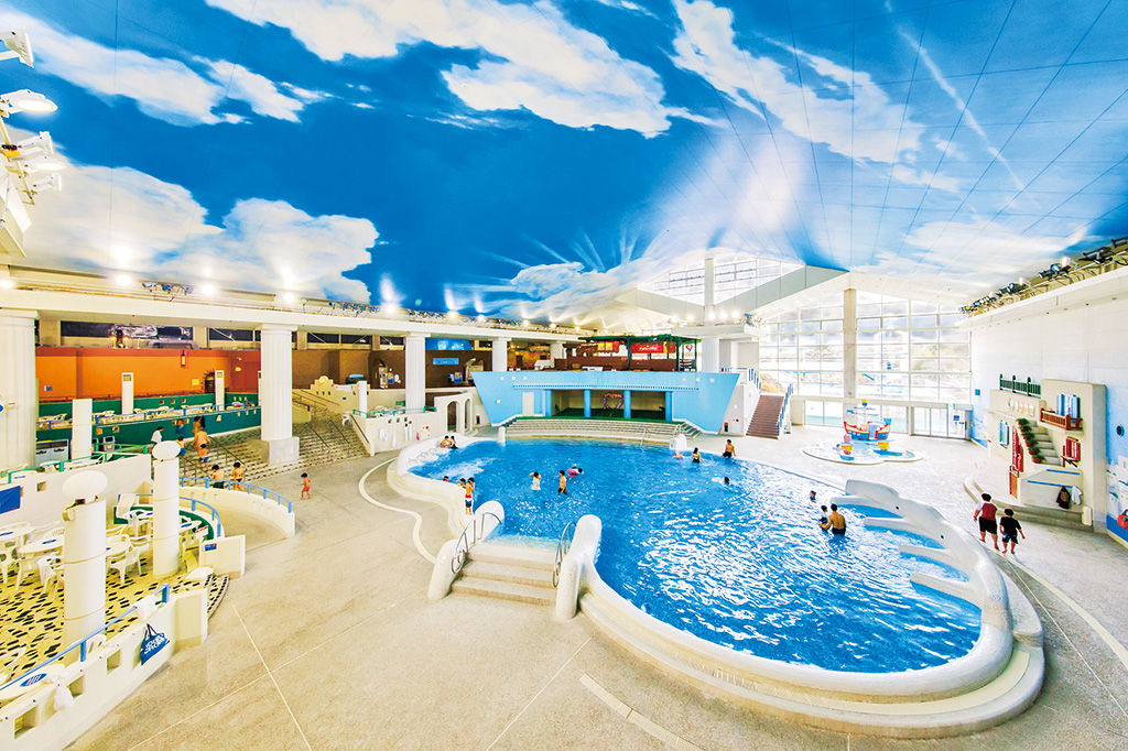 地中海モチーフの「神々のエーゲ海」／箱根小涌園ユネッサン（神奈川県／箱根町）