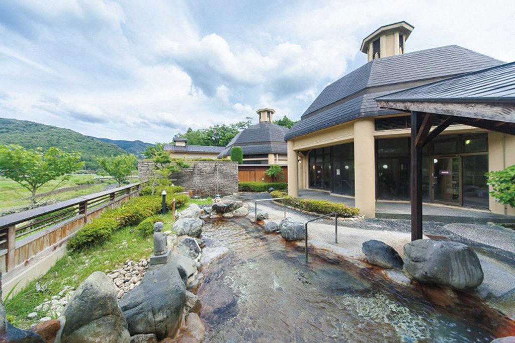 露天風呂／シルク温泉 やまびこ（兵庫県／豊岡市）