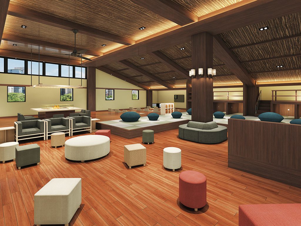 館内の様子／つかしん天然温泉　湯の華廊（兵庫県／尼崎市）