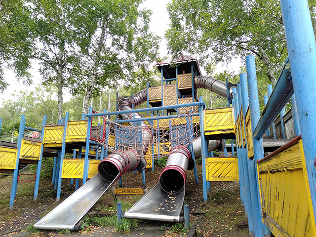 ポリーランドの本格アスレチックジム/池の平ホテル(長野県/立科町)