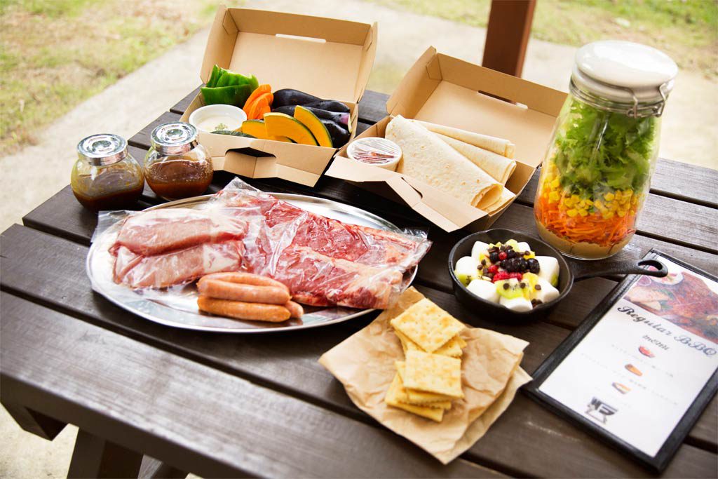 手ぶらでBBQプランの食材/農園リゾート ザファーム(千葉県/香取市)