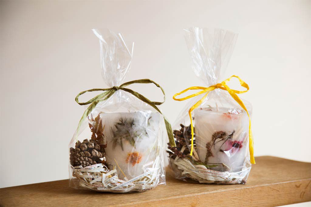 プレゼントにできる手作りボタニカルキャンドル/農園リゾート ザファーム(千葉県/香取市)