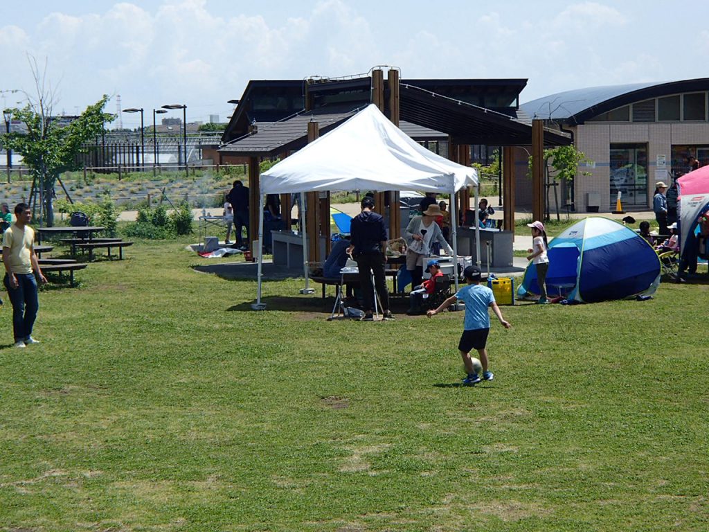 バーベキュー広場の様子／大和ゆとりの森（神奈川県／大和市）