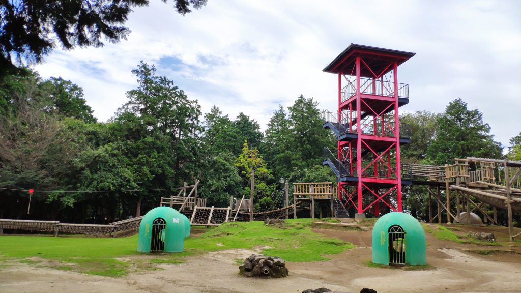幼稚園から小学生くらいの子どもに人気のアスレチック/ネーブルパーク(茨城県/古河市)
