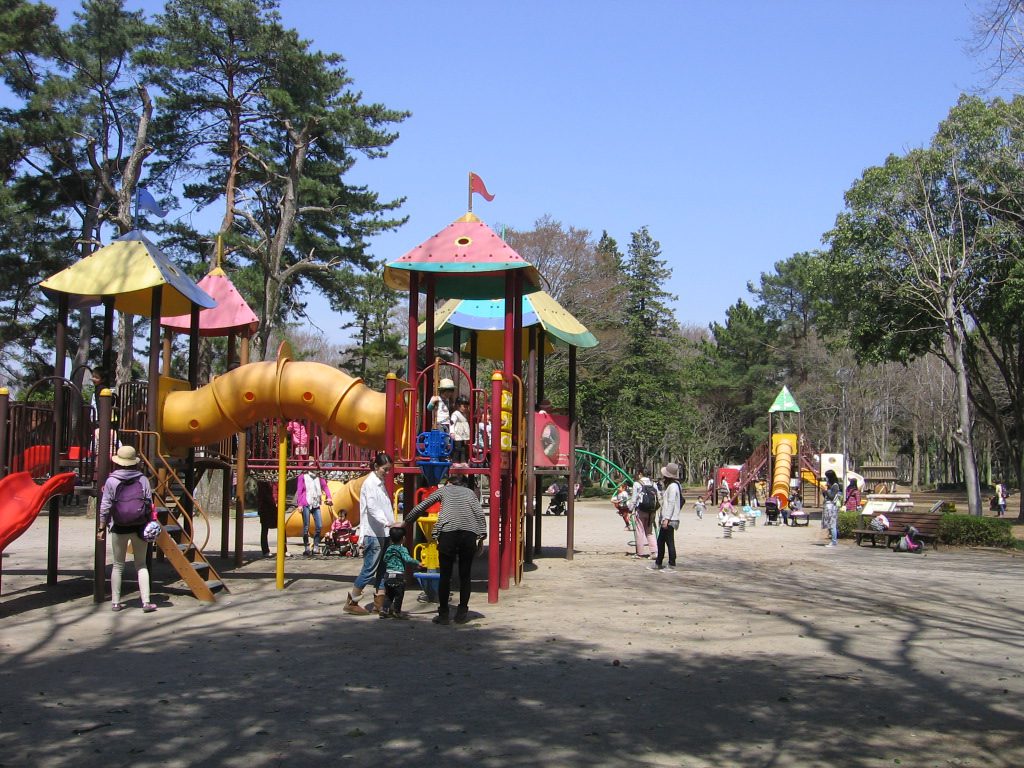冒険広場(複合遊具)/茨城県営洞峰公園(茨城県/つくば市)