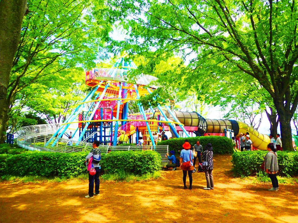 子供広場の遊具／県西総合公園（茨城県／筑西市）