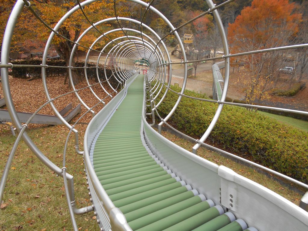 人気のローラー滑り台／大子広域公園（茨城県／久慈郡大子町）