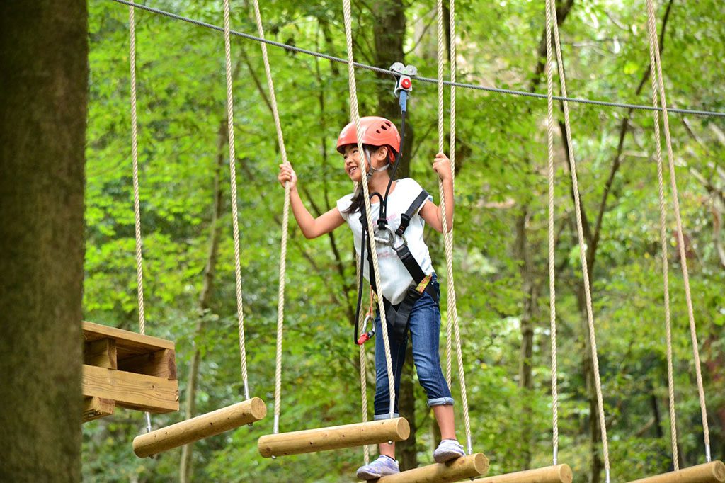 フォレストアドベンチャー・おおひら（栃木県／栃木市）