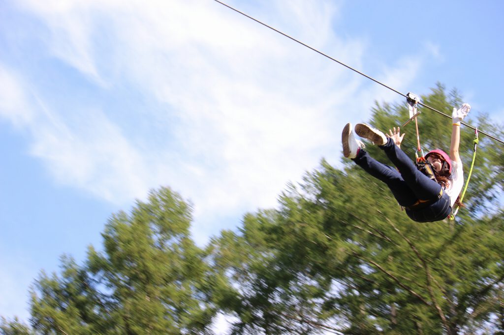 ジップライン／水上高原フォレストジップライン（群馬県／みなかみ町）