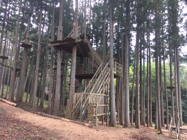 アスレチックコース／フォレストアドベンチャー上野（群馬県／上野村）