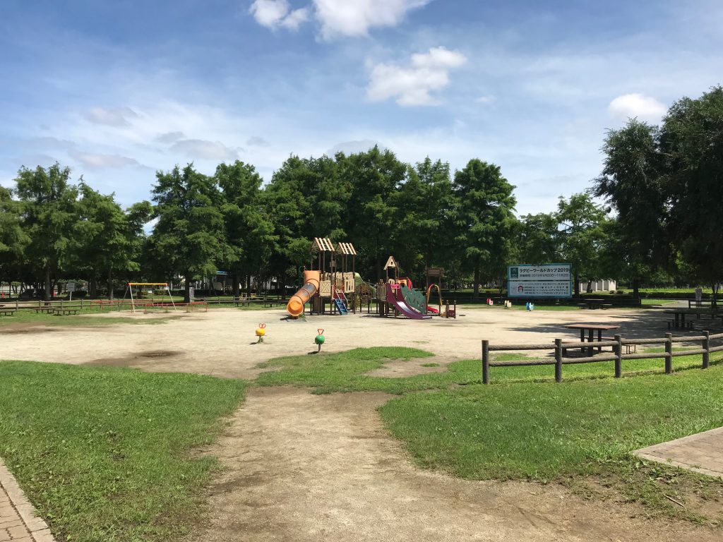 小さな子どもでも遊べる複合遊具／みさと公園（埼玉県／三郷市）