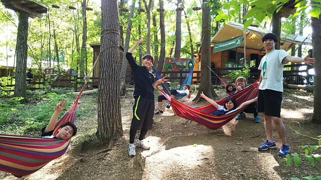 ハンモックで一休み/フォレストアドベンチャー・秩父(埼玉県/秩父市)