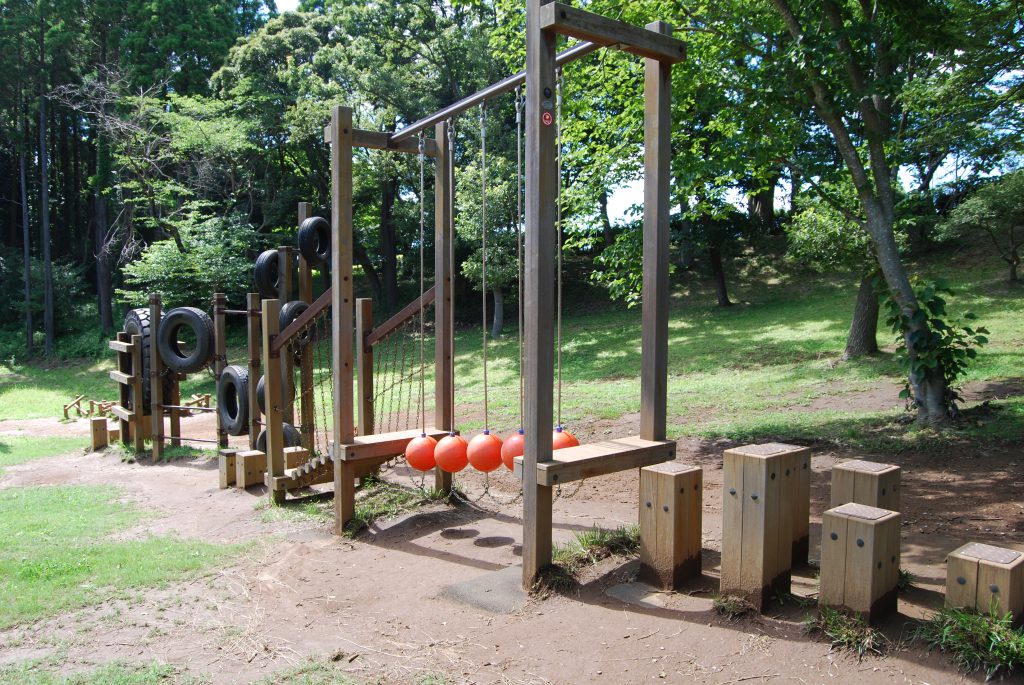 タイヤラリー・ボール渡り／昭和の森（千葉県千葉市）