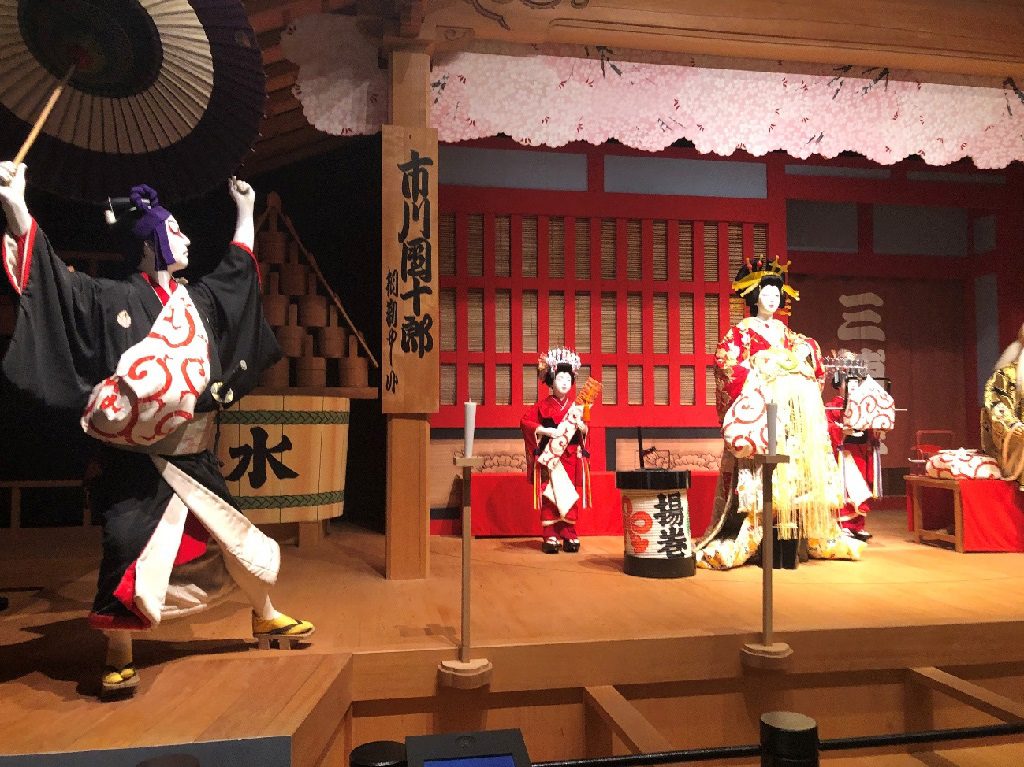 江戸歌舞伎の演目『助六』の展示/江戸東京博物館(東京都/墨田区)