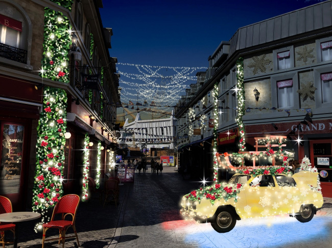 夜はロマンチックなイルミネーションの世界／富士急ハイランド（山梨県／富士吉田市）