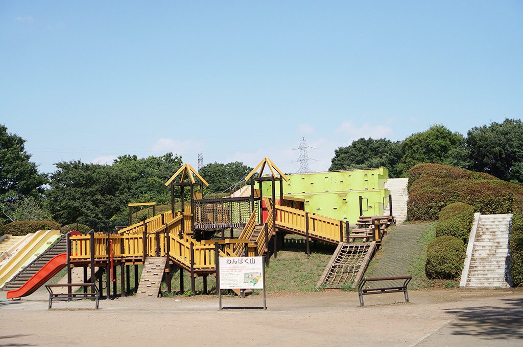 わんぱく広場の大型遊具／小金井公園（東京都/小金井市）