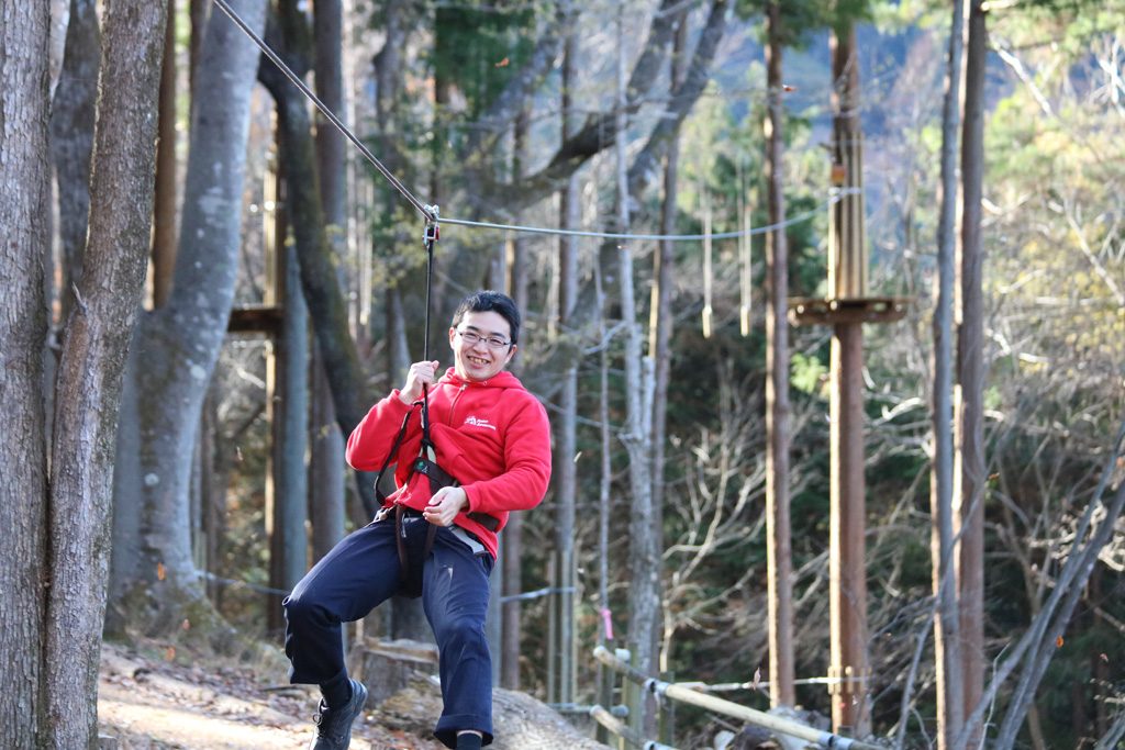 ジップスライド／フォレストアドベンチャー上野（群馬県／上野村）