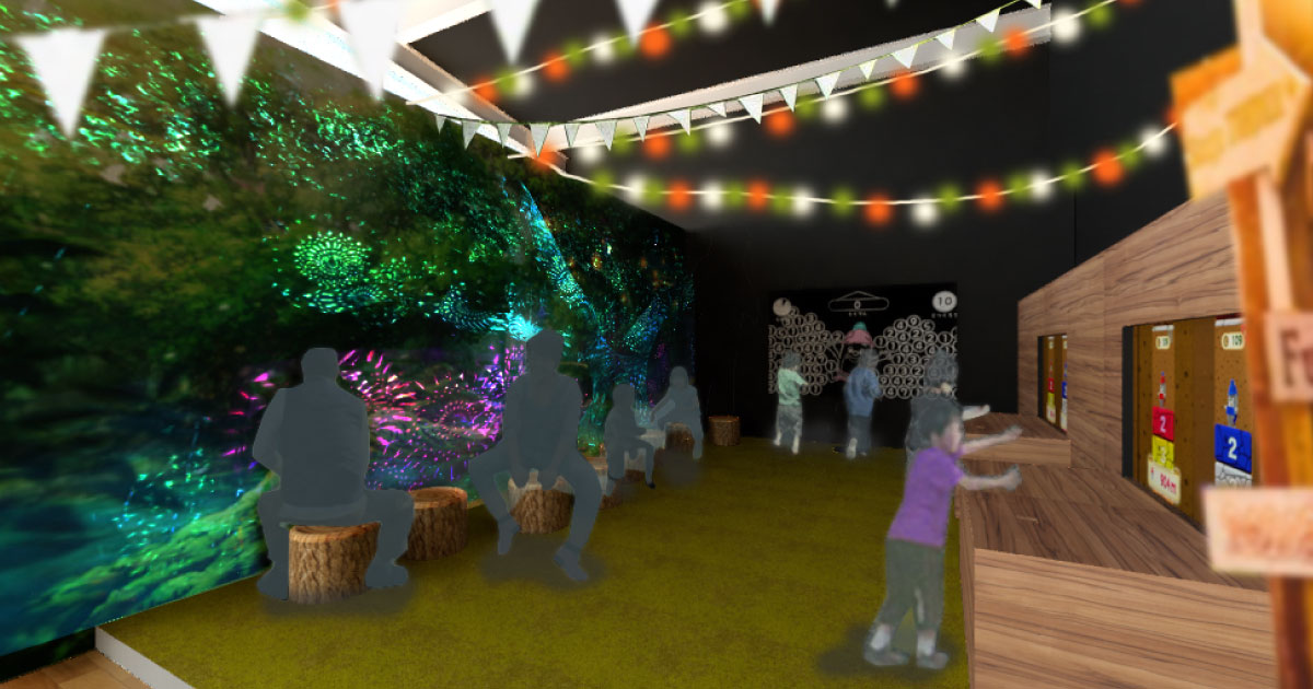 楽器の森の切り株アトラクション／赤坂サカスリトルプラネット（東京都／港区）