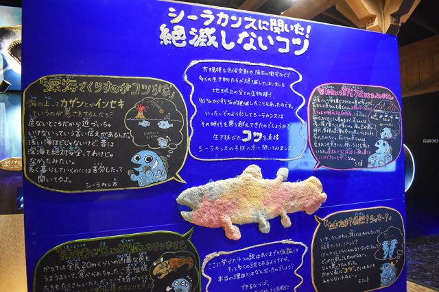 イラストパネル/沼津港深海水族館 シーラカンス・ミュージアム（静岡県／沼津市）