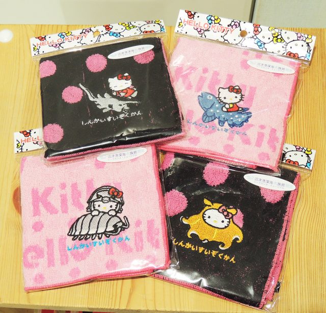 キティちゃん コラボハンカチ/沼津港深海水族館 シーラカンス・ミュージアム（静岡県／沼津市）