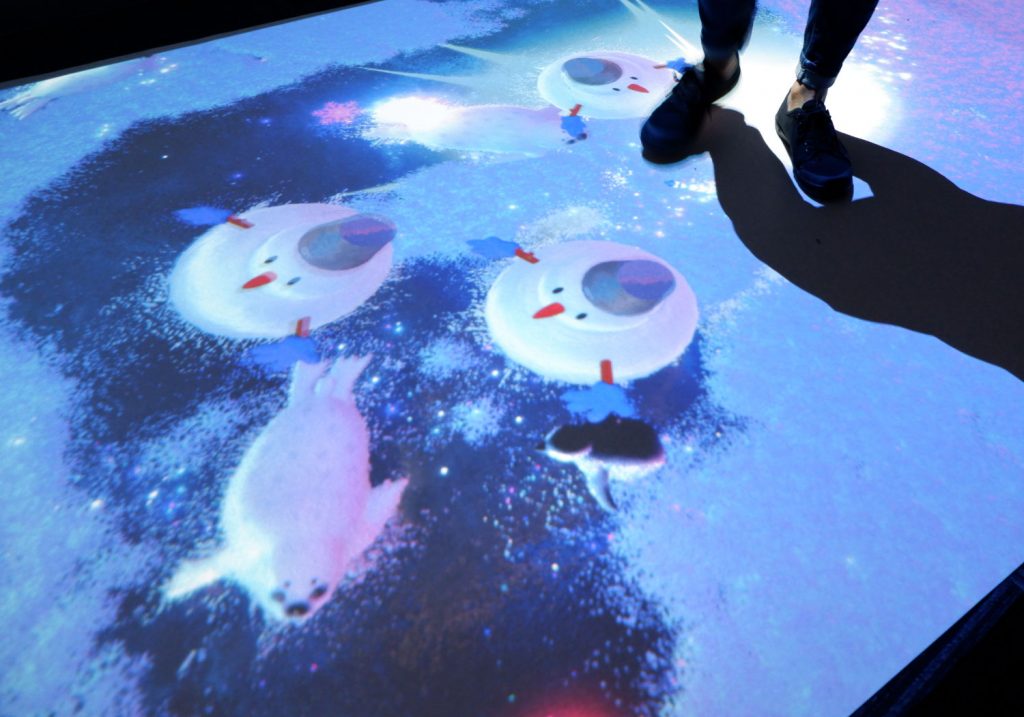 冬限定のデジタル雪遊びバージョン／リトルプラネットららぽーと沼津（静岡県／沼津市）