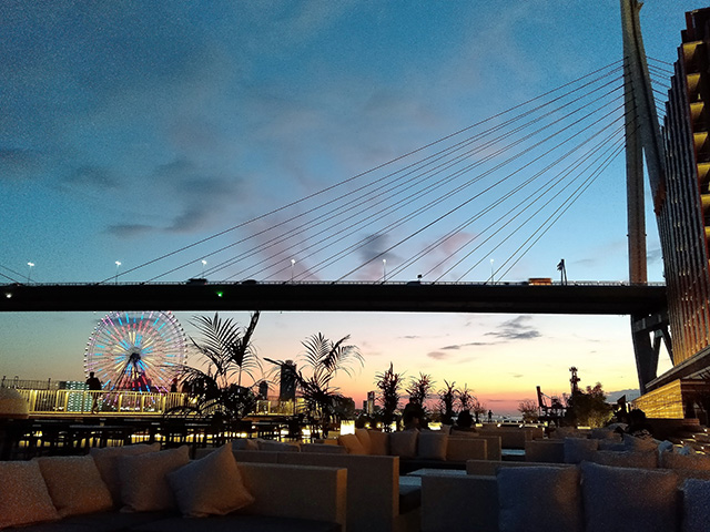 テラスから見える夜景/リーベルホテル アット ユニバーサル・スタジオ・ジャパン（大阪府/大阪市）