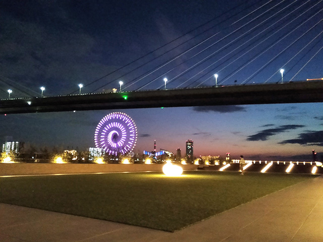 テラスから見える夜景/リーベルホテル アット ユニバーサル・スタジオ・ジャパン（大阪府/大阪市）