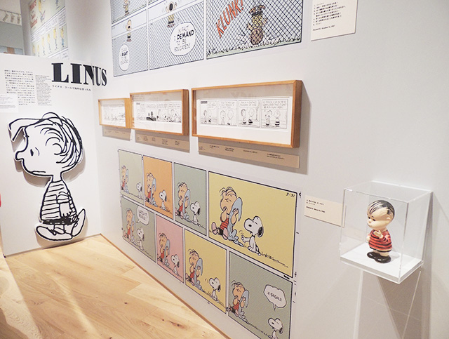 赤い服のライナスの人形/スヌーピーミュージアム（東京都/町田市）