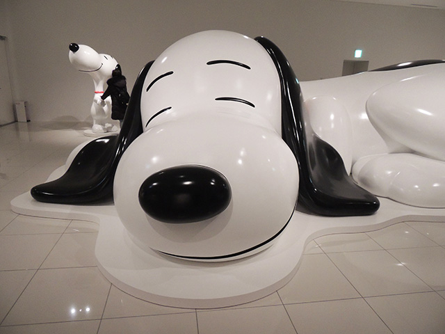 眠っているスヌーピーのスタチュー/スヌーピーミュージアム（東京都/町田市）