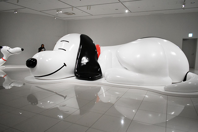 全長約8ｍのスヌーピーのスタチュー/スヌーピーミュージアム（東京都/町田市）