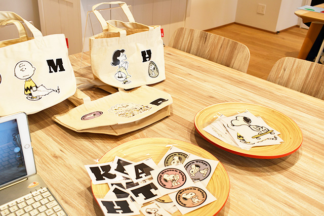 様々なワークショップアイテム/スヌーピーミュージアム（東京都/町田市）