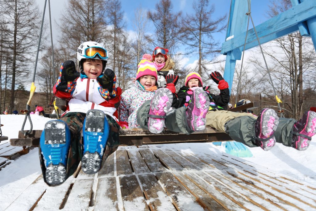 巨大ブランコ/軽井沢スノーパーク(群馬県/長野原町)""