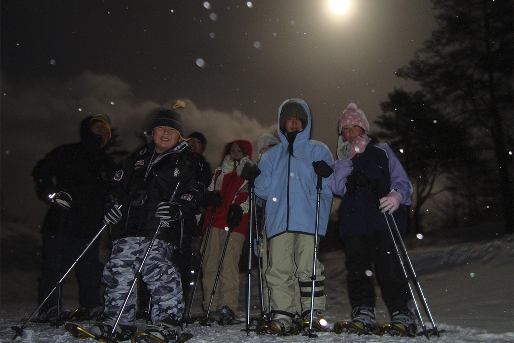 夜の森スターライトスノーシューツアー/アサマフィールドネットワーク(群馬県/吾妻郡)