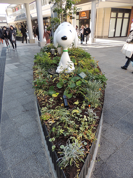 緑の首輪のスヌーピー/南町田グランベリーパーク(東京都/町田市)