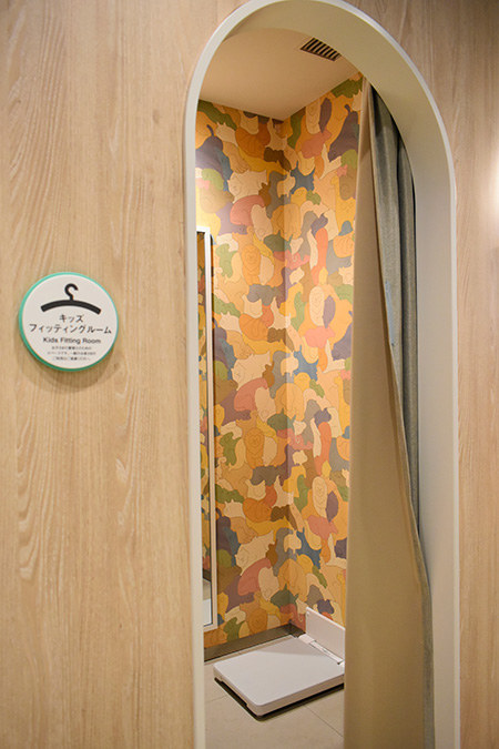 お着替えができるキッズフィッティングルーム/南町田グランベリーパーク(東京都/町田市)