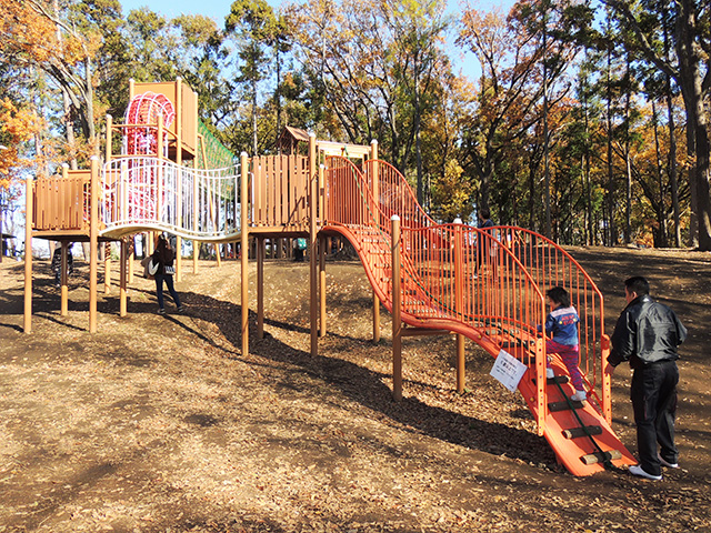 「森のあそびば」の遊具/南町田グランベリーパーク(東京都/町田市)