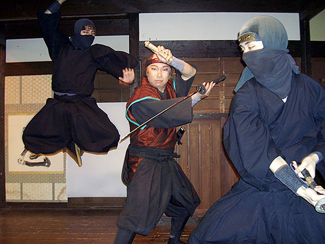 忍者ショーの様子/肥前夢街道（佐賀県/嬉野市）