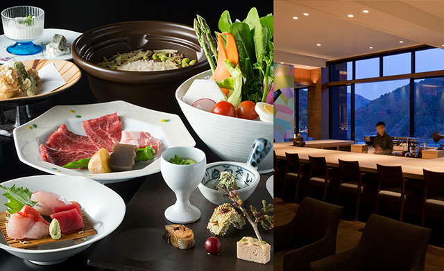 地元の旬の食材を盛り込んだ会席料理/古湯温泉ONCRI（佐賀市）