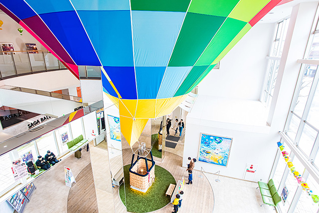 佐賀バルーンミュージアムの館内（佐賀県/佐賀市）