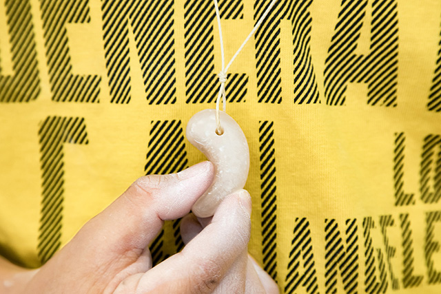 できあがった勾玉/吉野ヶ里歴史公園（佐賀県／吉野ヶ里町）