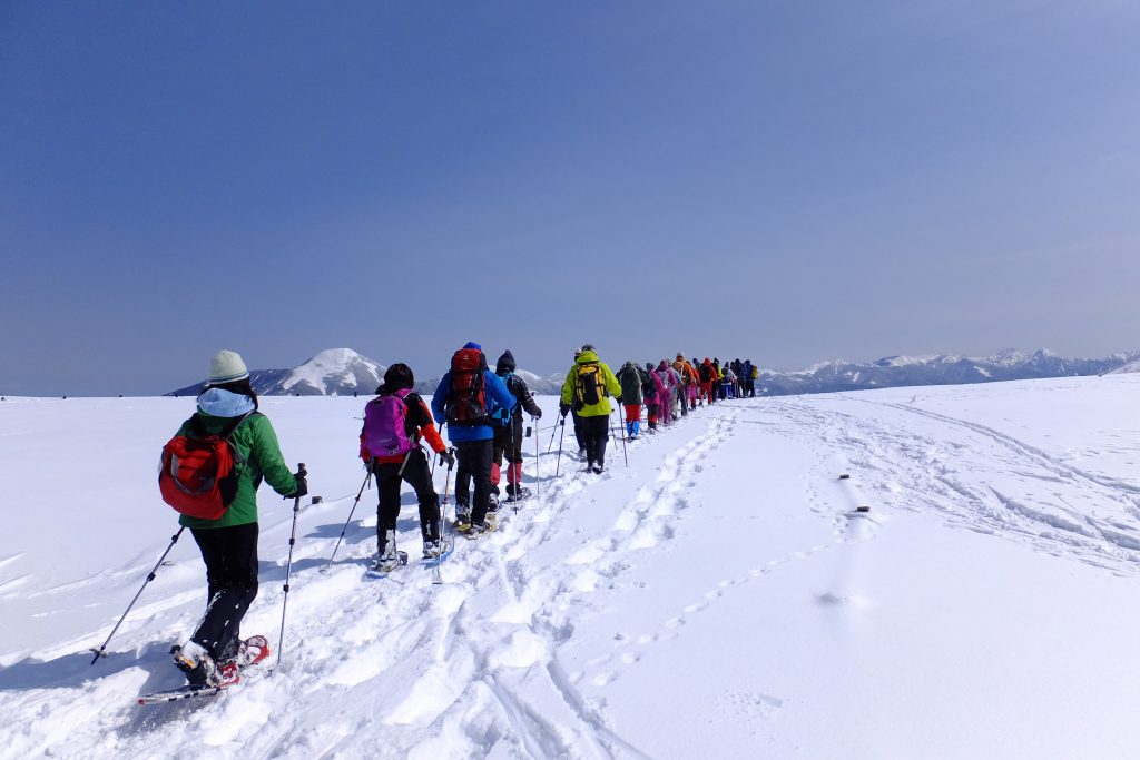 スノーシュートレッキング／車山高原SKYPARKスキー場（長野県／茅野市）
