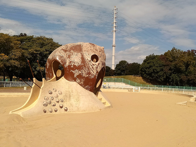 カタツムリの砂場【冒険ランド】/大泉緑地(大阪府/堺市)