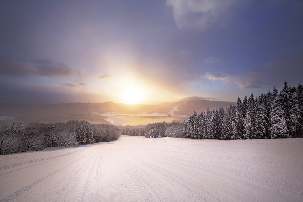 白馬さのさかスキー場のゲレンデ(長野県/北安曇郡白馬村)