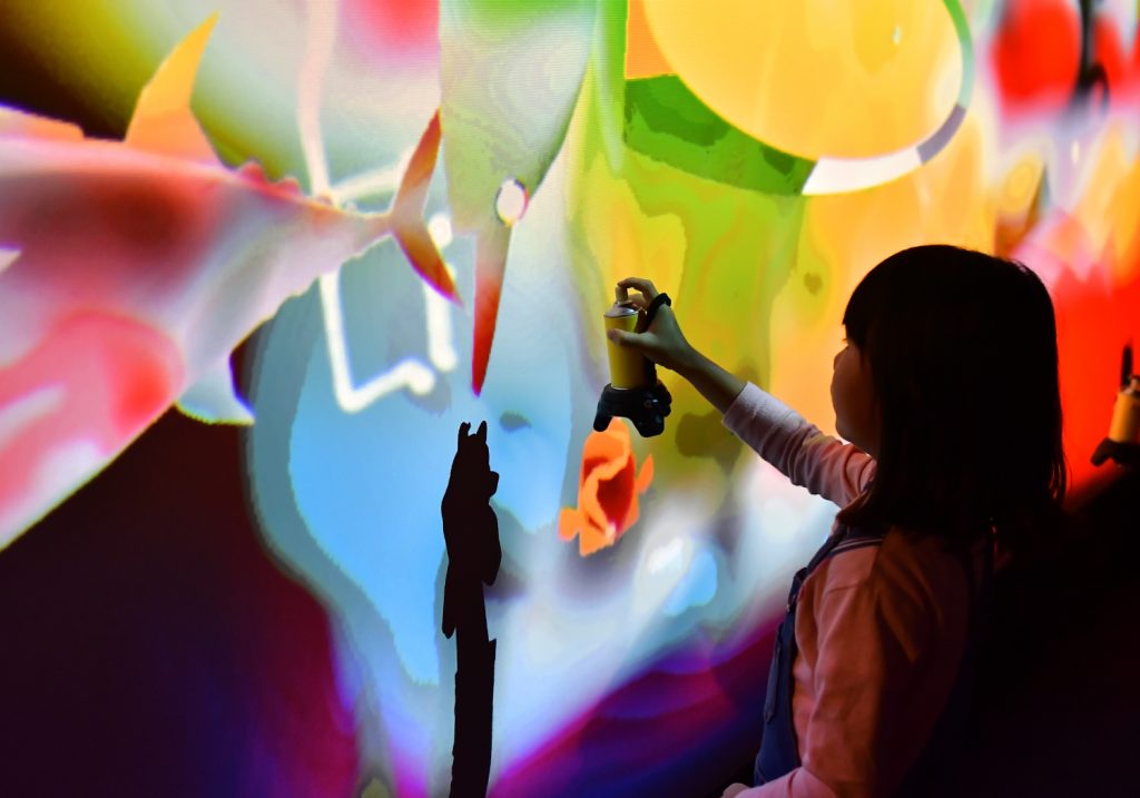 デジタルスプレー「SPRAY PAINTING」／リトルプラネット　ららぽーと沼津（静岡県／沼津市）