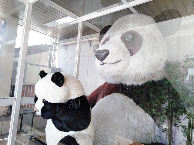 パンダのオブジェ/JR東日本　機動戦士ガンダムスタンプラリー（東京都）