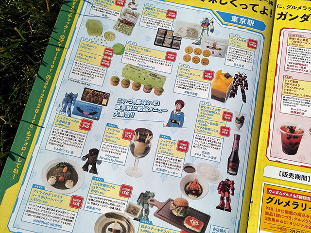 ガンダムグルメ/JR東日本　ガンダムスタンプラリー（東京都）