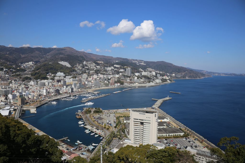 天守閣からの眺望/熱海城(静岡県熱海市)