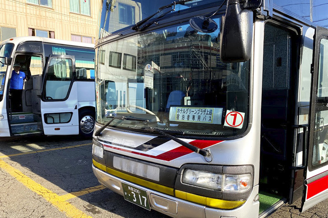 ホテルグリーンプラザ上越の宿泊者専用バス/上越国際スキー場(新潟県/南魚沼市)