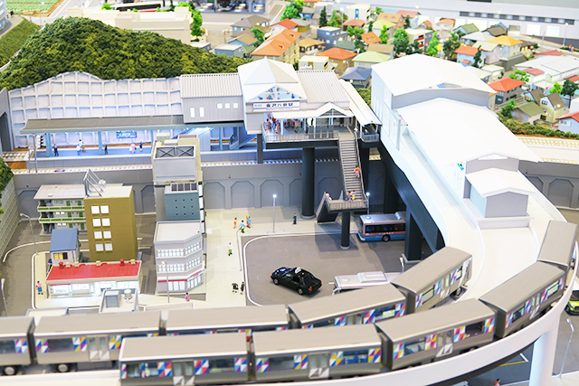 金沢八景駅のジオラマ/京急ミュージアム（神奈川県/横浜市）