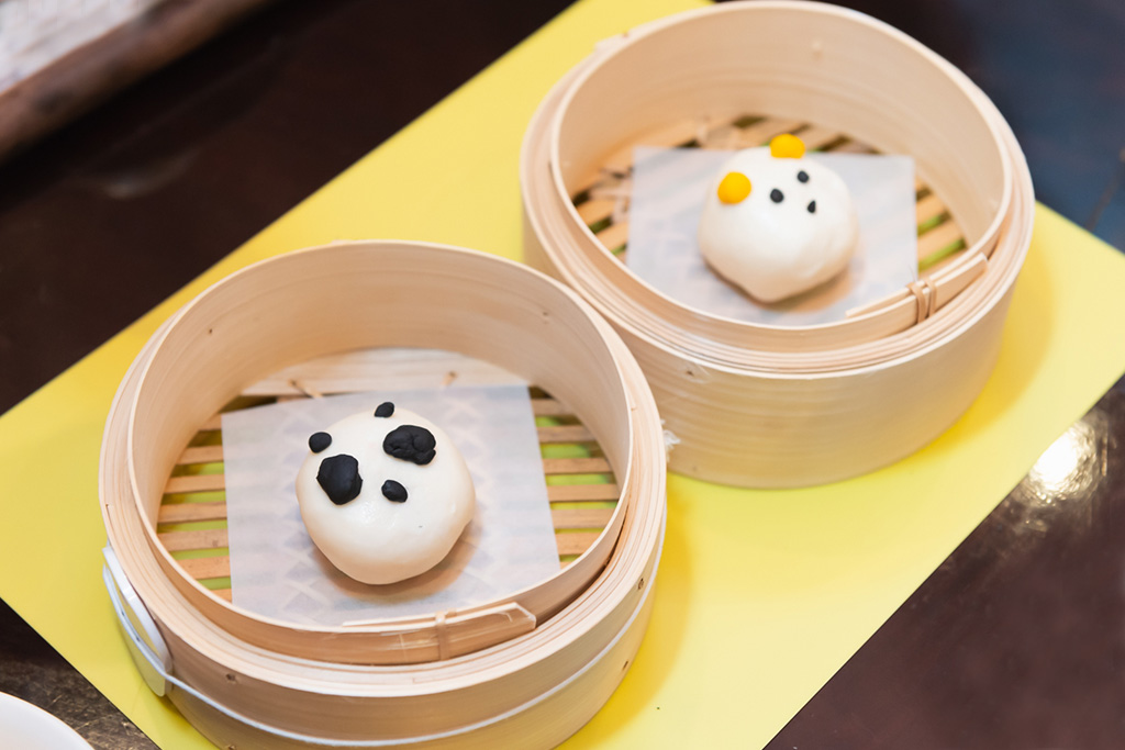 点心をせいろに入れた様子/招福門 横浜本店(神奈川県)